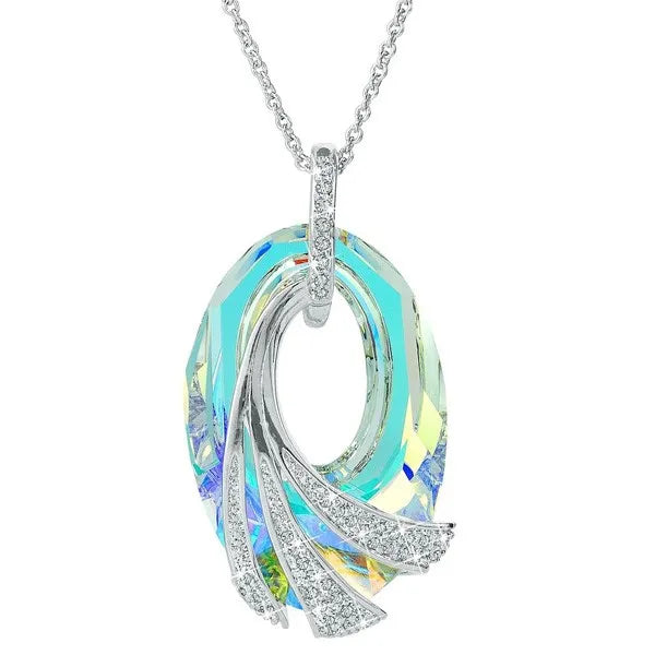 De Shimmering Sea Crystal Pendant