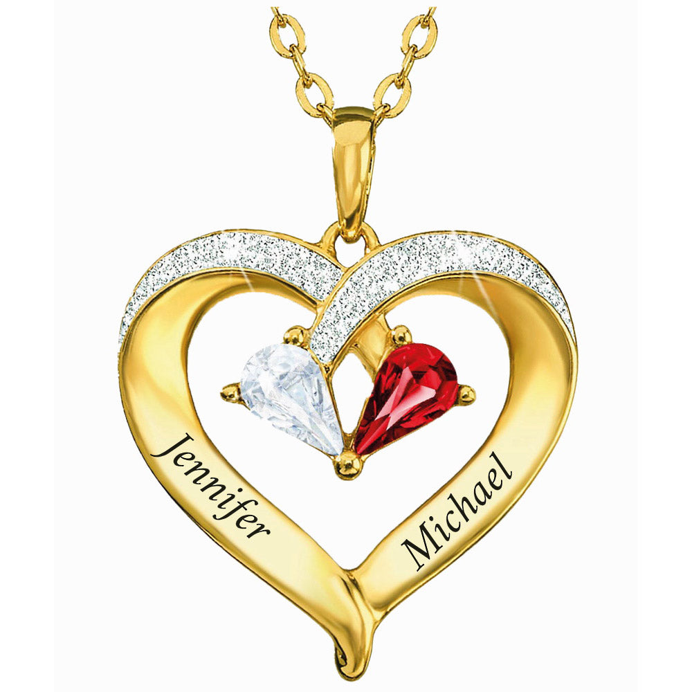 Personaliséiert Forever Together Pendant