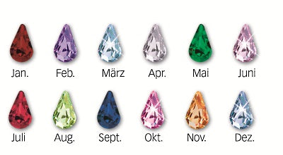 Birthstone Swirl personaliséierte Ring